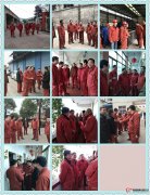 公司領導到各單位拜新年、送祝福